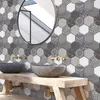 Водонепроницаемые из ПВХ кухня Backsplash Pail и Stick Self -Adsive Wallpaper Diy ванная комната виниловая стена наклейки Home Decor Y200103