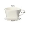 Practical Coffee Filtering Cup Reusable Hand Brewed Drip Ceramic Funnel Durable Accessories 220309