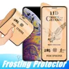 Frosting Material Soft Screen Protector for iPhone 13 13pro 12 Mini 12Pro 11 Pro Max XS XR 8 7 6s Plus Full Cover No Tempered Glass