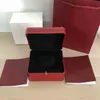 Various watches Box Collector Luxury Quality High End Wooden For Brochure Card Tag File Bag Men Watch Red Boxes Gift1979