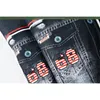 Männer Slim Flag Patch Jeans Jacke Männer Herbst Mit Kapuze Patchwork Hip Hop Denim Mäntel Casual Balck Gedruckt Denim Mantel oberbekleidung 201118