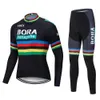 2020 Bora Team Cycling Jerseys bib Cycling Jersey Gel Pad Bike Set Mtb Sobycle Mangas Compridas Ropa Ciclismo Mens Bicycling Wear B2753803