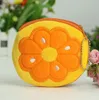 Frutas bonito Plush Coin Purse Crianças Zip pequena alteração bolsa carteira Mulheres Pouch Bolsa de Dinheiro 11 Cores