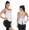 Новая женская фитнес -спортивная рубашка рубашка йога -топ для беговой гимбарки спортивной спортивной майки для йоги спортзал.