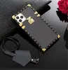 Étuis de téléphone portefeuille haut de gamme pour iPhone 13 pro max 12 mini 11 ProMax XS XR X 8 7 Plus Designer Étui en cuir PU Marron L Grande fleur en relief