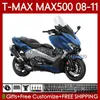 Yamaha T-Max500 Tmax-500 Max-500 T 08-11 Bodywork 107no.53 Tmax Max 500 Tmax500 Max500 Blue Blk 08 09 10 11 XP500 2008 2009 2010 2011 페어링