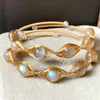 moonstone bangle bracelets