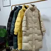 Fitaylor Long Jacket Mulheres 90% White Duck Down Parka New Inverno Azul Down Casaco Feminino Amarelo Down Thick Warm Outerwear 200923