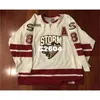 Chen37 Real Men real Full broderie # 8 OHL Guelph Storm Drew Doughty Hockey Jersey ou personnalisé n'importe quel nom ou numéro Hockey Jersey