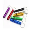 Mini Whistles Keychain Party Favor Outdoor Emergency Survival Whistle Multifunctional Training Whistle Mixed Colors RRE12471