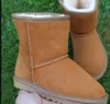 Stiefel für Kinderschuhe Jungen und Mädchen Australia Style Kinder Baby Schneestiefel Wasserdichte Slip-on Kinder Winterstiefel aus Rindsleder GRÖSSE 21-35