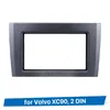 2din carro rádio fáscia para 2004 2005-2013 Volvo XC90 DVD Painel de DVD Dash Adaptador Automático Adaptador Auto Stereo Trim Kit