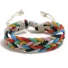 Hand weave colorful bracelet charm Adjustable bracelets bangle cuff wristband for women men fashion jewelry will and sandy