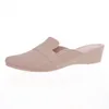 Pantofole Shoes Plastic Shoes Donne Jeelly Wedges Toe Chiuso Mules 2021 Primavera Femmina per l'estate