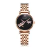 36% KORTING horloge Horloge Dames Luxe Mode Casual Diamanten Dames Quartz montre femme Klok Rose Goud Stainelss Staal Polshorloge reloj de lujo