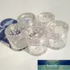 5 stks * 10g Clear Round Strong Fles Jars Pot Container Lege Cosmetische Plastic Sample Container voor Nail Art Storage.