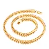 6mm/8mm 26inch (66cm) Mens Wheat Link Chain Necklace Stainless Steel Fashion Golden Silver Jewelry Father Gifts HipHop