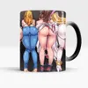 Sexy Butt Curs Anime Game Coffee Чай Теплочувствительная Кружка Изменение Цвета Волшебная кружка Лучший подарок для ваших друзей Y200106