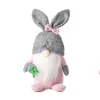 Feestelijke Pasen Gnome Pluche Bunny Decoraties Handgemaakte Poppen Cadeaus Voor Kinderen Lente Elf Thuis Woonkamer Ornamenten XBJK2202