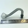 10mm mannelijke kleurrijke glas olie brander pijp pyrex tabak gebogen kom waterpoeien adapter dikke bongpijpen roken shisha buis rook pijp accessoires 6 kleuren