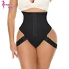 SEXYWG Bout à Bout Ventre Contrôle Culotte Booty Tirant Sous-Vêtements Corps Shaper Taille Formateur Corset Gaine Amincissante Grande Taille 220307