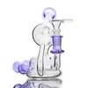 Recycler-Ölplattformen, Becherglas-Bong, Wasserpfeifen, Rauchrohrzubehör, dicke Glas-Wasserbongs, Chicha, mit 14-mm-Banger