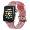 Transparent bling glänsande vattentät silikonbandklockband för klockband 42mm 38 mm Correa Iwatch 4 3 2 Band 44mm40mm Tillbehör