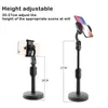 Mobile Phone Holder Adjustable Desktop Live Broadcast Bracket For iPhone 12 11 XR XS Pro Max with Retail Box