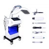 High quality hydra facial with LED light Hydro Oxygen Jet Microdermabrasion equepment Skin deep cleaning rf Scrubber face lift wrinkel removal Machine