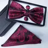 zijde stropdas en zakdoek set