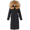 NEW Women's Parka Real Coat With Hood Rex Rabbit Iiner Winter Jacket Natural Fur Parkas 201126