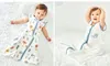 Pureborn Doğan Bebek Sleepsack Pamuk 2-Way Fermuar Giyilebilir Battaniye Karikatür Ayı Uyku Çantası Çuval Kıyafetleri Tüm Sezon 220216