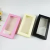 Paper Gift Boxes with Clear Window Packaging Box for Socks Wallet Carton Underwear Storage Boxes GGE1988