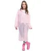 Viagem ao ar livre Adulto Raincoat Espessado Translúcido EVA Raincoats Moda Point Onda Não-Descartável WH0328