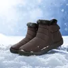 جديد 2020 شتاء دافئ أحذية شتوية دافئة ومقاومة للماء بطانة الثلج أحذية الكاحل أنثى أفخم بوتاس موجر أحذية 1