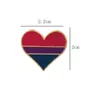 Rainbow color Enamel LGBT Brooches For Women Men Gay Lesbian Pride Lapel Pins badge Fashion Jewelry in Bulk