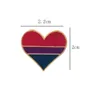 Rainbow color Enamel LGBT Brooches For Women Men Gay Lesbian Pride Lapel Pins badge Fashion Jewelry in Bulk