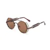 Sunglasses Simvey 2021 Vintage Goth Steampunk Men039s Women039s Cool Round Trapper Circle UV Gafas De Sol19752644