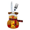 10st Santa Elk Fork Knife Holder Pocket Table Packaging Pouch for Christmas Party Decoration Cutlery Pocket Party Ornament 201027