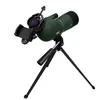 Freeshipping 50/60 / 70mm Teleskop Zoom Spotowanie Wodoodporne Monocular W / Uniwersalny Adapter Telefonu Do Polowania