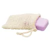 Fashion Nice Natural Ramie Shower Exfoliator Sponge Pouch Net Comfortable Bubble Blister Mesh Soap Saver Foaming Bag 50 pcs