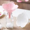 2pcs / set Kök Cherry Blossom Style Funnels Hem Olivolja Kökor Flytande Pulver Dispenser Köksartiklar