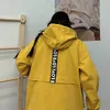 NEPLOE HARAJUKU VINTER KOREAN CARGO JACKET Kvinnor Män Vintage Causal Hooded Coat 2019 Brev Hit Color Safari Style Jackor 55759 T200111