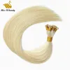 Humanhair Demetleri El Kravat İnsan Saç İçi Uzatma Mor Kırmızı Mavi Gri Saç Örgüleri 150 gram 12-24 inç