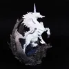 Monster Hunter World MHW XX White Unicorn Ice Unicorn Action Figur Collection Decoration Kids Toy Gift T200321