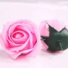Gifts for women 50Pcs 3 Layers Artificial Rose Soap Flowers Head Eternal Flowers Bouquet Wedding Valentine Mother's Day DIY Bouquet Materials