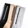 SAISON 6 Chaussettes Skateboard Mode Hommes Lettre Imprimé Chaussettes Chaussettes De Sport Chaussettes Hip Hop 6932