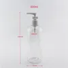 300ml 400ml X 12 Bottiglie trasparenti ricaricabili vuote di grandi dimensioni con pompa per lozione a baionetta Contenitore cosmetico trasparente per pacchetto Shampoogood