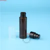 Wholesale 30ml PET Amber Bottle Empty Refillable Lotion Pump Cosmetic Container Packaging Jar 100pcs/lotgood quantity