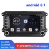 2 Din Android Car Radio för Volkswagen 7 "GPS WiFi FM Autoradio 2din Car Multimedia Player Skoda / Golf / Polo Stereo